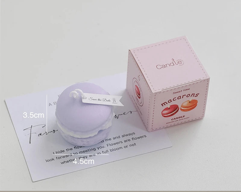 Bougies macaron | 7 couleurs