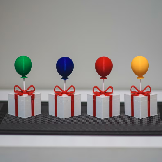Balloon Gift Box - Trinkets or Game Case