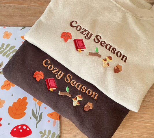 Sweat-shirt brodé ACNH