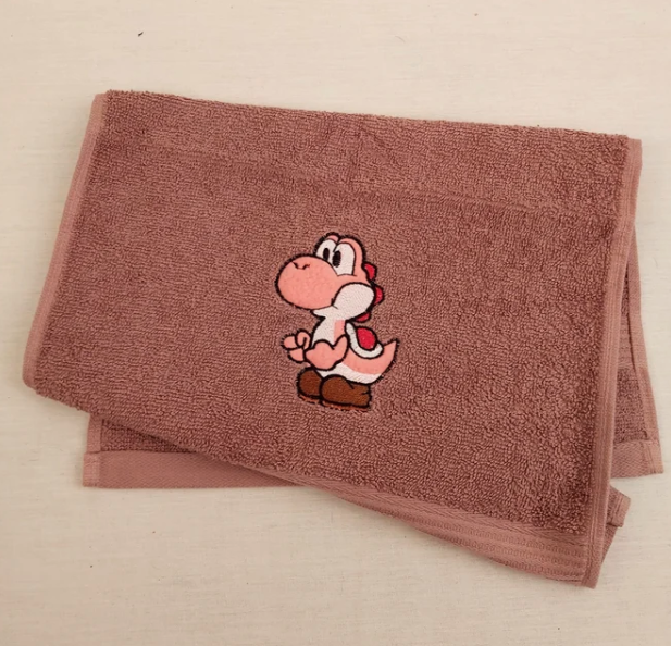 Serviette de bain brodé | 2 couleurs