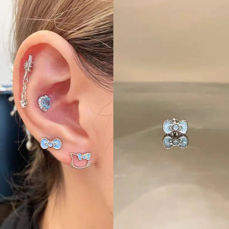 Boucle d'oreille acier inoxydable | 7 modèles