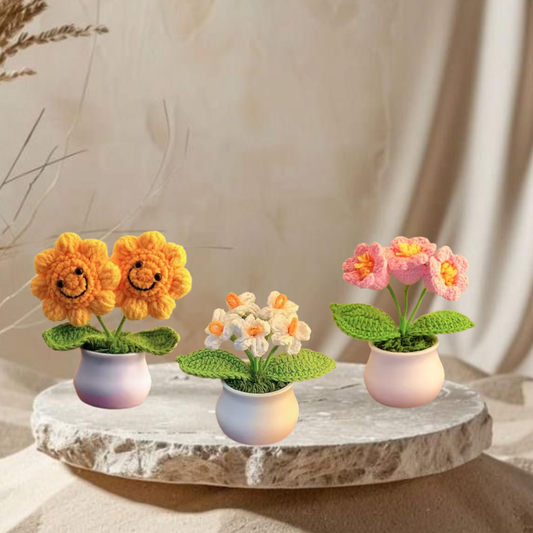 Petite fleurs tricotés